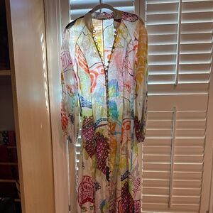 Zimmermann linen print dress